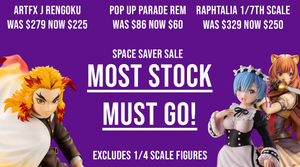 Popculture Tengoku's Space Saver Sale: Grab Your Favorite Anime Figures Before They're Gone!