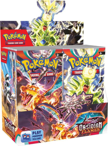 POKEMON TRADING CARD GAME - OBSIDIAN FLMAES - BOOSTER BOX TCG Popculture Tengoku