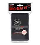 ULTRA PRO Pro Matte Standard Deck Protector - Black x100 Popculture Tengoku